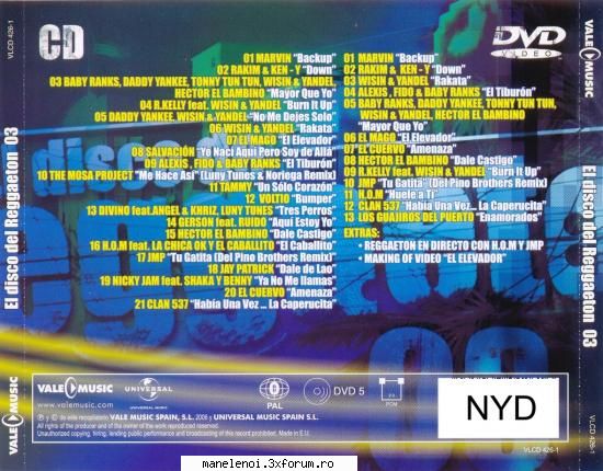 el disco del cd+cover) el disco del